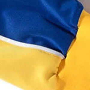 Ensemble de survêtement unisexe bleu et jaune à blocs de couleur, veste zippée à manches longues et pantalon de jogging, tenue de sport décontractée pour adulte, automne - Product Image 5