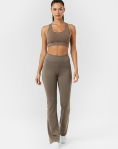 Women's Lightweight High Waisted Seamed Breathable Yoga <b>Leggings</b> Full Length Spandex/<b>Nylon</b> Quick Dry Durable Solid XL Size - Product Image 6