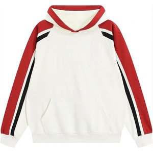 Sweat-shirt à capuche en molleton blanc pour femme, col rond, personnalisable avec logo, tricoté, décontracté, hiver, ODM, très vendu - Product Image 1