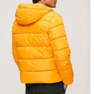 OEM Custom <b>Long</b> Sleeve Cotton Padded <b>Coat</b> Winter Warm Asymmetric Paneled Windproof <b>Waterproof</b> Nylon Puffer <b>Coat</b> Jacket for Men - Product Image 6