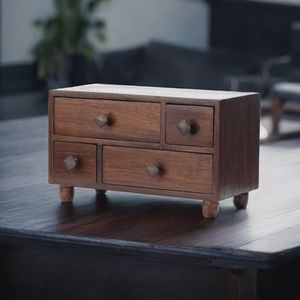 Commode à 4 tiroirs Kano de couleur antique Solution de rangement durable de qualité pour chambres à coucher - Product Image 5