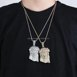Personalizable 10K oro amarillo Hip Hop nombre colgante de moda joyería de diamantes con diamantes naturales totalmente helado - Product Image 2