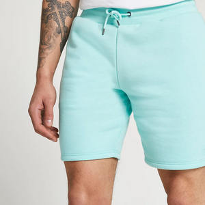Shorts en molleton pour hommes à prix d'usine, shorts en coton, streetwear, shorts de survêtement en molleton bouclette avec impression personnalisée - Product Image 2