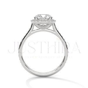 2026 Most Selling 925 <b>Silver</b> <b>Solitaire</b> Cushion Cut Diamond <b>Ring</b> for Everyday Wear Office Use And Wedding Elegant Gift For Her - Product Image 2