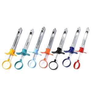 Instruments chirurgicaux dentaires manuels en acier inoxydable, seringues ergonomiques certifiées CE, légers, réutilisables, outils de précision de classe I - Product Image 1