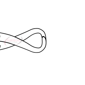 Rétracteur manuel auto-serrant WULLSTEIN |   130 mm |   3 3 Prongs |   Blunt |   Longueur de travail de 5 pouces |   Instrument chirurgical ORL | - Product Image 3