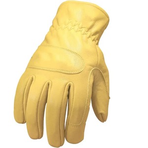 Men's Black Nylon Winter Gloves Full Finger <b>Thermal</b> Windproof Pull on Outdoor Cross-country Skiing Embossed - Product Image 2
