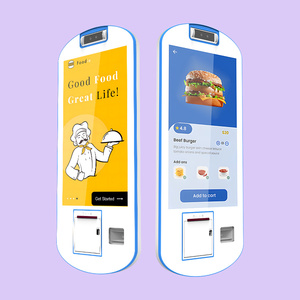 Sinmar KFC nhà hàng 21.5 inch Arc màn hình cảm ứng <span class=keywords><strong>POS</strong></span> thức ăn nhanh tự dịch vụ đặt hàng hệ thống thiết bị đầu cuối máy thanh toán <span class=keywords><strong>kiosk</strong></span> - Product Image 6