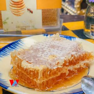 VIETNAM PURE RAW HONEY COMB PREMIUM ORGANIC BEE HARVESTED GOLDEN BEESWAX NATURAL SWEETNESS STRAIGHT FROM VIETNAM/ Ms. Alina - Product Image 3