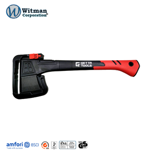 46cm Portable Gardening <b>Axe</b> Securely Fixed Grade-A Carbon Steel Head Lightweight Outdoor Limbing Cutting Hatchet OEM ODM OBM - Product Image 1