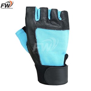 Gants d'entraînement en cuir pour la musculation avec bandes de maintien intégrées, légers et respirants, pour la gym, le fitness et le cross-training, unisexes - Product Image 2