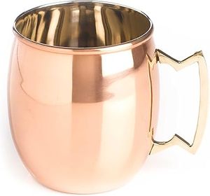 Mug Moscow Mule en acier, durable, en cuivre martelé, pour whisky, bière, vodka, cocktails, service de cuisine et de restaurant - Product Image 1