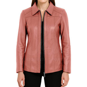 Service OEM ODM disponible. Veste en cuir pour femme, design moderne, matériaux de qualité supérieure et idéale pour tous les jours. - Product Image 5