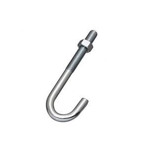 Boulon de fondation en acier durable de type J, fixation industrielle haute résistance pour support structurel, fourniture OEM - Product Image 5