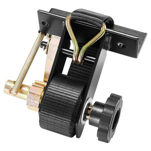 Cinghie a cricchetto nere per portascatole da montare su tubo quadro, larghe 1,5 pollici x lunghe 7,4 piedi, con doppi ganci a J da 50 pollici - Product Image 6