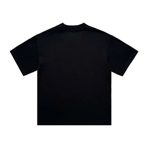 T-shirt Homme Oversize Streetwear Hip Hop de Luxe Personnalisé en Coton Lourd 100% Tricoté Épais 300 Grammes avec Épaules Tombantes – Qualité Supérieure - Product Image 2