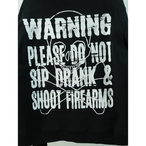 Sweat-shirt à capuche noir pour homme avec imprimé 'Cough Syrup', design streetwear, coupe classique, en coton French Terry, logo au dos, sweats à capuche pour homme - Product Image 6