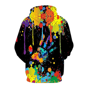 Sudaderas con capucha sublimadas para hombre, diseño OEM, venta al por mayor, tallas grandes, estilo streetwear, sudaderas con capucha sublimadas impresas para hombre - Product Image 4