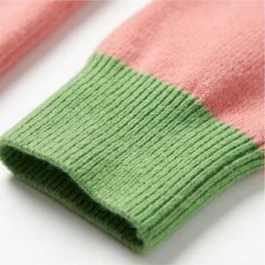 Sorority AKA V Neck <b>Cardigan</b> Sweater <b>Chenille</b> Logo Greek Lettering Preppy Style Women's Knitted Long Sleeve Custom <b>Cardigans</b> - Product Image 5