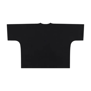 Camiseta Negra Personalizada para Hombre, 100% Algodón, Corte Cuadrado de Alta Calidad, Sin Costuras y Mangas Cortas, Estilo Casual con Logotipo Impreso - Product Image 2
