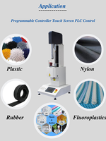 Testeur numérique de débit de fusion MFI MFR MVR Machine d'essai d'indice de fusion de haute précision pour les matières plastiques ISO 1133