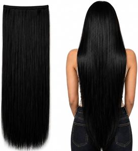 Extensions de Cheveux Brésiliens Remy de Luxe, Double Trame Faite à la Machine, Fibres Légères et Durables, Permanente, Toutes Couleurs, Teinture Professionnelle pour Salons - Product Image 1