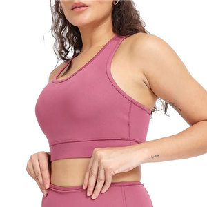 Soutien-gorge de sport sans couture fabriqué au Pakistan, confortable et extensible, idéal pour la gym, le fitness, le yoga et les voyages - Product Image 1