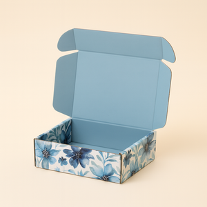 Boîtes d'expédition en papier ondulé avec impression personnalisée, matériaux recyclés, laminage mat et gaufrage à chaud doré - Product Image 4