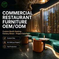 Vente en gros d'usine : Banquette de restaurant de luxe en velours et cuir, avec structure métallique courbée en forme de S, pour bar et restaurant
