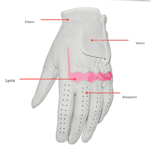 PU Breathable Durable Anti-Slip Golf <b>Gloves</b> for Cycling Right Left Hand - Product Image 3