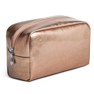 Organisateur de maquillage en cuir, grande capacité, sac à cosmétiques, pochette de rangement de beauté de voyage, plusieurs compartiments, housse imperméable et souple - Product Image 6