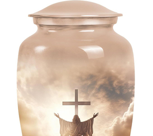 Urnas de Cremación Modernas Hechas a Mano para Adultos, Urnas Conmemorativas Decorativas de Estilo Americano para Cenizas de Hombres y Mujeres - Product Image 3