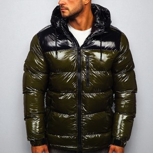 Chaqueta acolchada con capucha de alta calidad, moda de invierno, nueva llegada, extragrande, impermeable, para hombre, diseño y logotipo personalizados - Product Image 5