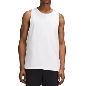 Camisetas Deportivas de Algodón Tejido Transpirable de Alta Calidad, con Logotipo Personalizado en la Parte Delantera, Chaleco Informal para Gimnasio para Hombre - Product Image 1