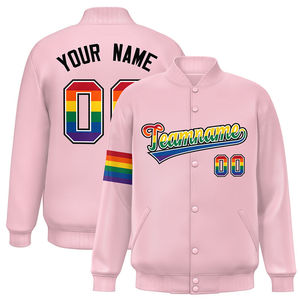 Customized Oem Mens Winter Coats Personalized Polyester Fabric Warm Bomber Letterman Baseball Plus Size Men's <b>Jackets</b> - Product Image 1