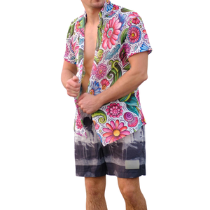 Chemise décontractée pour homme à manches longues, coupe classique, 100% coton, respirante, légère, pour la plage, les vacances, l'été - Product Image 5