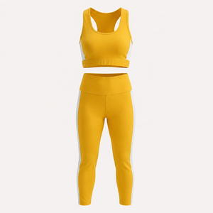 Ensemble de yoga 2 pièces pour femmes, directement de l'usine, options personnalisées d'un fabricant pour les réseaux de commerce B2B mondiaux. - Product Image 1