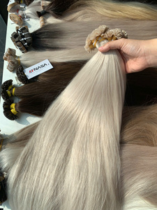 Extensiones de Cabello Humano Virgen de Primera Calidad, 100g, con Queratina, Naturales, Lisas, Súper Dobles - Product Image 2