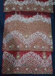 Luxury Fashion Embroidery <b>Fabric</b> For Boutique High Density Sequins Embroidered Net <b>Fabric</b> At Bulk Price - Product Image 3
