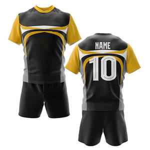 Nouvel ensemble d'uniformes de rugby en gros, haute qualité, respirant, écologique, séchage rapide, logo personnalisé, lavable, grande taille - Product Image 4