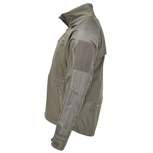 เสื้อแจ็คเก็ตผู้ชายแบบยุทธวิธี ผ้า softshell กันลม สีพื้น แขนยาว สำหรับใส่ล่าสัตว์ในฤดูใบไม้ร่วง - Product Image 2