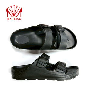 Chanclas de EVA con suela gruesa y base plana, con concepto deportivo, para la venta al por mayor de sandalias. - Product Image 5