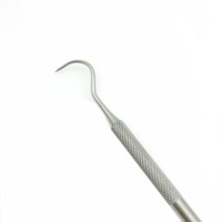 10PCS Alat Pemeriksa Gigi Double Hook Tooth Dental Explorer Probe Bahan Stainless Steel Bersertifikasi CE Kelas I Garansi 1 Tahun