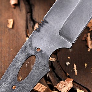 Cuchillo de acero 1095 DIY con hoja en bruto, forjado de espiga completa, para bushcraft, kit de cuchillo de caza de hoja fija personalizado, OEM/ODM - Product Image 6