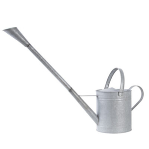 Regadera de Metal Galvanizado en Oferta, Regadera de Hierro Rústica para Jardín con Boquilla Larga, Regadera Decorativa Antigua para Plantas de Exterior - Product Image 5