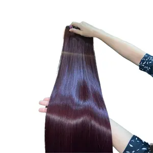 Durable Healthy End Long Lasting Mirror Bone Straight Super Soft Smooth Hair Extensions Pure Vietnamese Raw Hair Bob Wig Weave