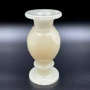 Vase à fleurs de table personnalisable, design moderne, motif tourbillon aquatique, fait main, écologique, imperméable, surface en résine époxy - Product Image 3