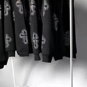 2026 Reasonable Price <b>Mens</b> Custom Brand name Rhinestone Hoodies With Best Quality And unique Style Unisex Hoodie <b>Pullover</b> - Product Image 2