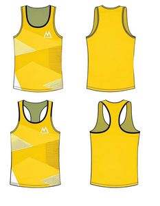 Camiseta Deportiva sin Mangas, Diseño Personalizado con Sublimación, 100% Poliéster, Secado Rápido, Transpirable, Atlética - Product Image 1