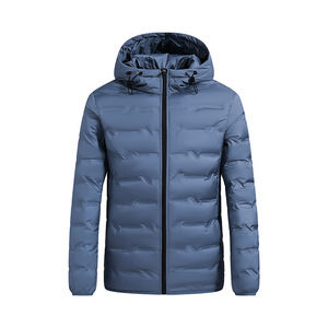 Wholesale Lookati Sports Custom Men's Waterproof Puffer <b>Jacket</b> Winter Hooded Warm Bomber Coat Comfort Windproof <b>Canvas</b> Quick Dry - Product Image 3